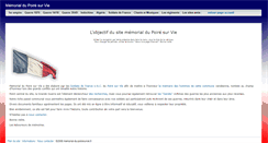Desktop Screenshot of memorial-poiresurvie.fr