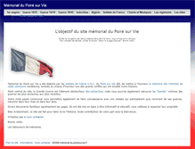 Tablet Screenshot of memorial-poiresurvie.fr